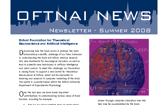 Newsletter OFTNAI_Newsletter_2008